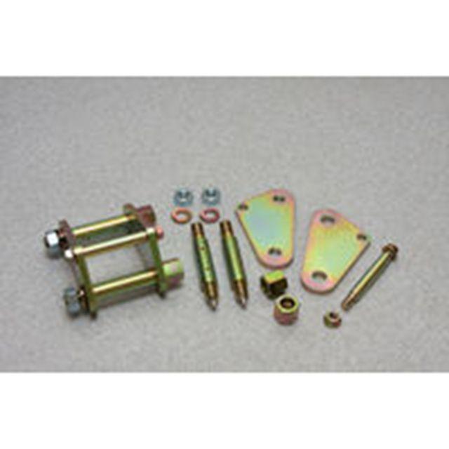 シャックル4個セット メーカー直送】マスターピース 三菱ジープ用グリサブル シャックル