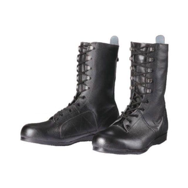 ドンケル 出初め長編上靴 高所作業用 鋼製先芯ゴム底 長編上靴 ひも