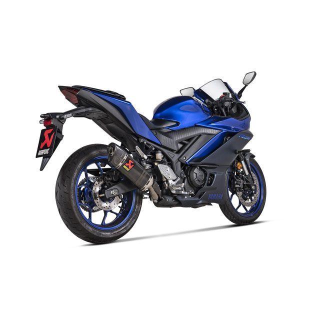 アクラポビッチ MT-25 YZF-R25 スリップオンライン カーボン JMCA AKRAPOVICの画像