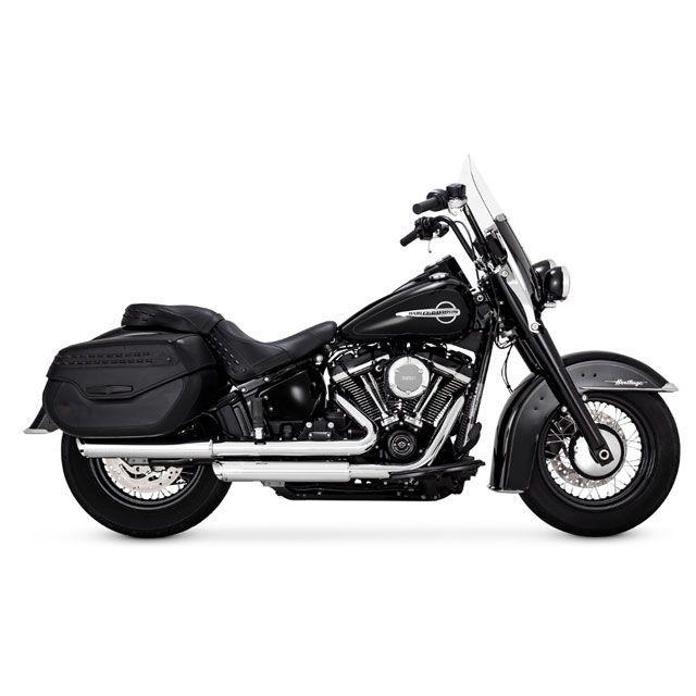 バンス TwinSlash PCX 3in Slip-on クローム VANCE\u0026HINESの画像