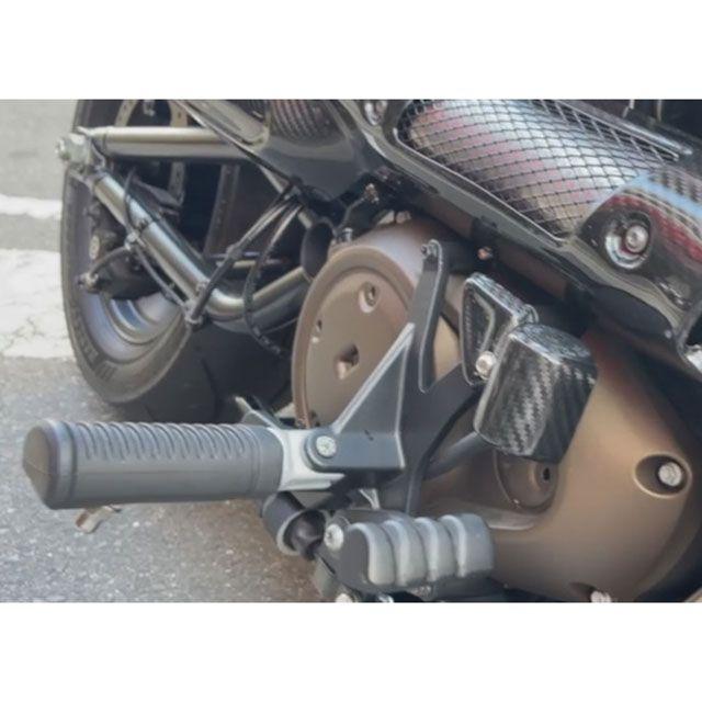 モーターステージ スポーツスターS ドライカーボン リアブレーキタンクガード MOTOR STAGE_3