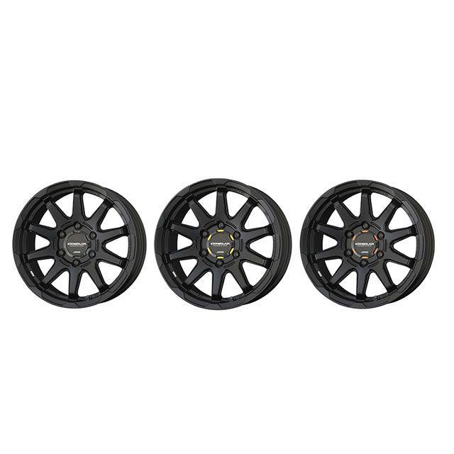CIRCLAR C10X 17×8.0J/インセット＋20/ホール6穴/PCD139.7/マットブラック CIRCLARの画像