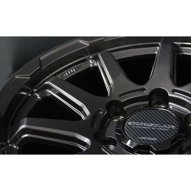 CIRCLAR C10X 17×8.0J/インセット＋20/ホール6穴/PCD139.7/マットブラック CIRCLARの画像