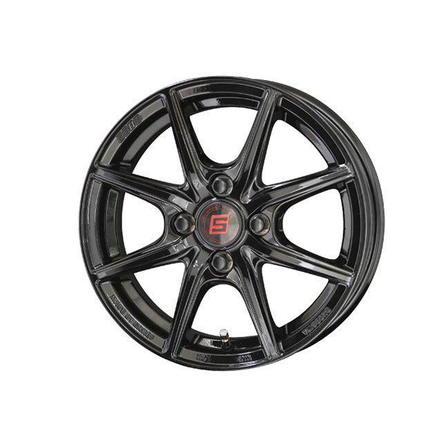 SEIN EK 14×5.5J/インセット＋43/ホール4穴/PCD100/ソリッドブラック