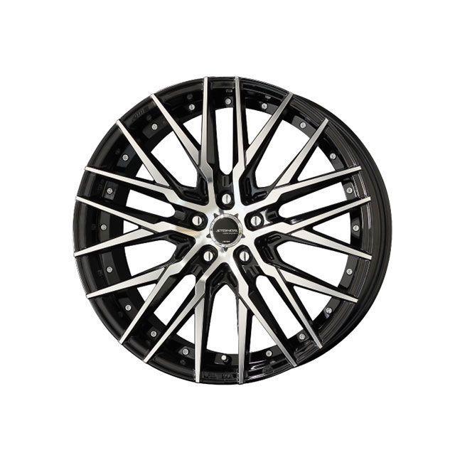 STEINER CVX 19×9.5J/インセット＋40/ホール5穴/PCD114.3/ブラックx