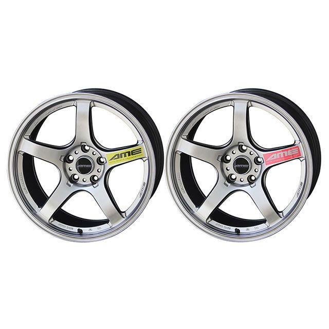 TRACER GT-V 18×8.5J/インセット＋45/ホール5穴/PCD114.3/マットハイパーシルバー TRACERの画像