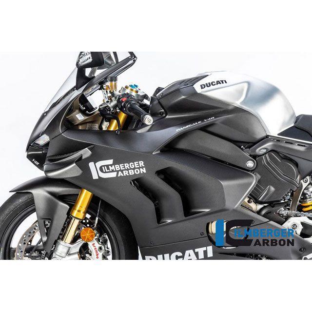 イルムバーガー フェアリングサイドパネル 左 マット Panigale V4 R
