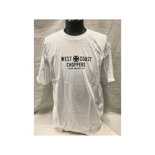 ウエストコーストチョッパーズ 半袖ロゴTシャツ ホワイト WEST COAST