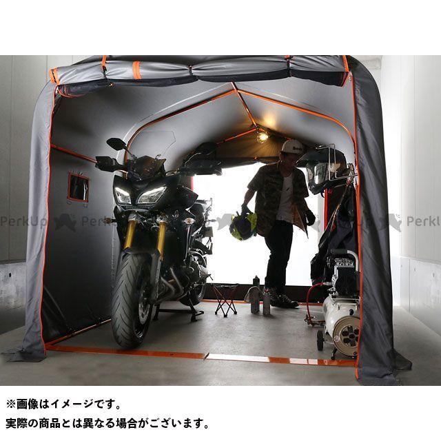 【メーカー直送】ドッペルギャンガー バイクガレージ 2500 ワイド（グレー・オレンジ） DOPPELGANGER バイク｜camp｜05