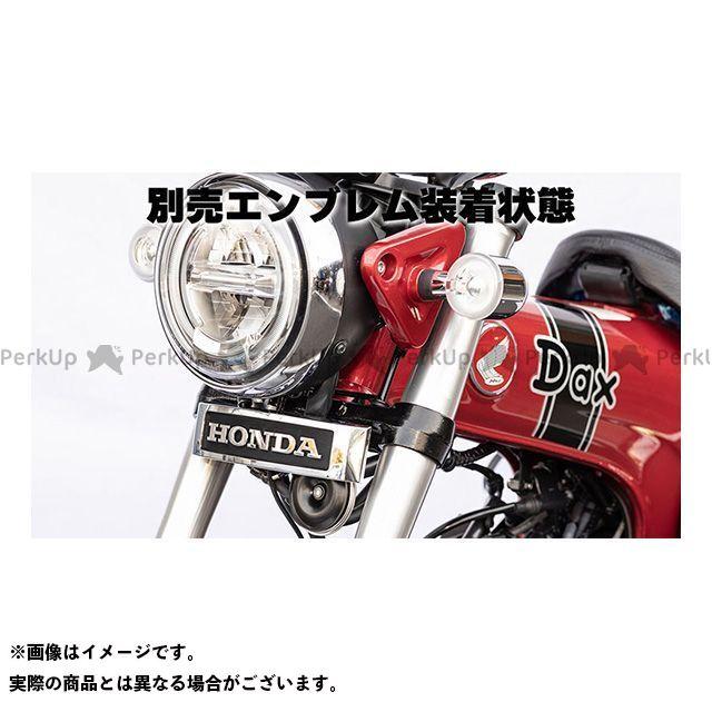 正規品／キジマ ダックス125 エンブレムステーセット HONDAエンブレム用 ホーンステー付（ブラック） KIJIMA バイク