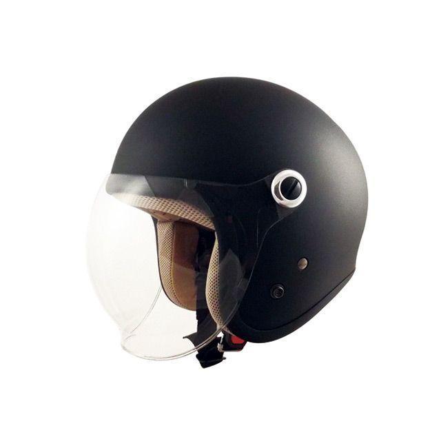 再入荷 雑誌付き 買取り実績 スピードピット GS-6 シールド付きジェットヘルメット カラー：マッドブラック Gino SPEEDPIT