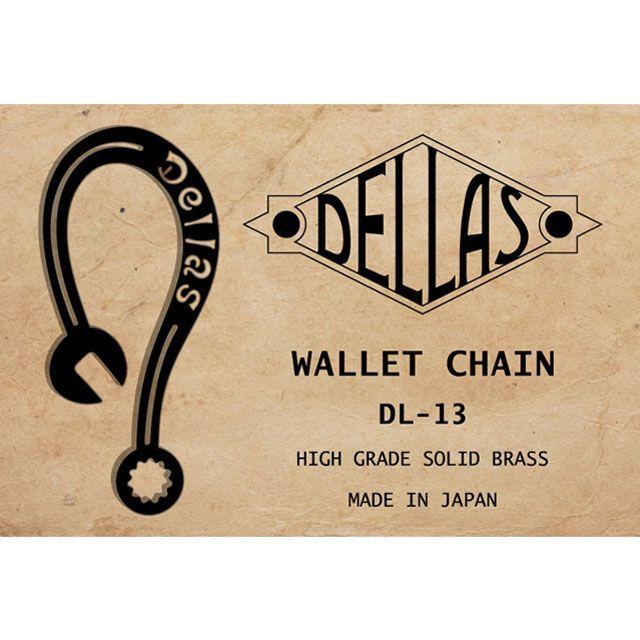 モーターロック D'ellas Leathers ブラスウォレットチェーン DL-13