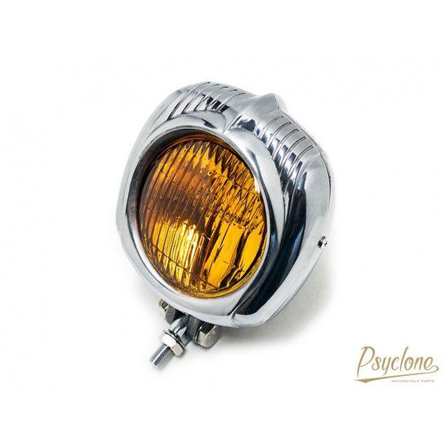 サイクロン 汎用 Vintage Electroline 54 レプリカライト イエローレンズ Psycloneの画像