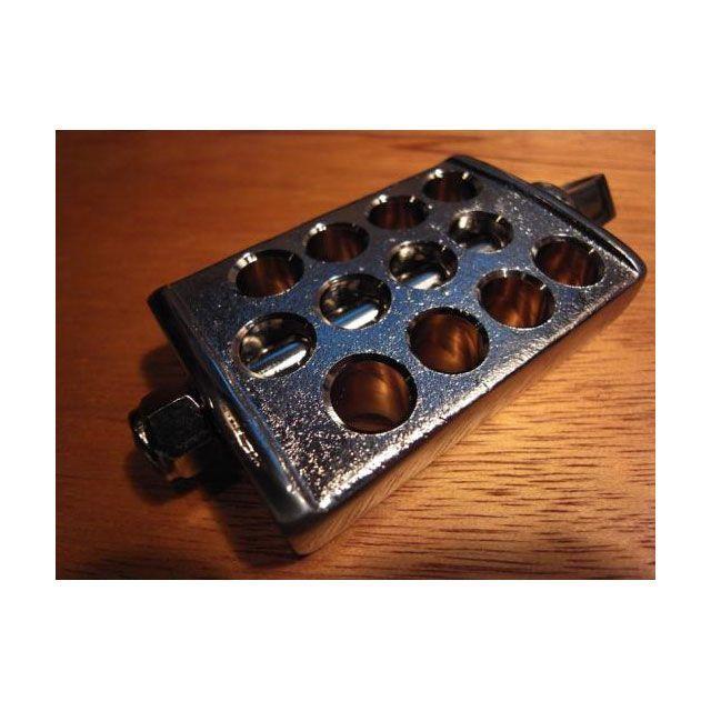 ハウゼンブロス ハーレー汎用 ドリルドキックペダル クローム HWZN.MFG