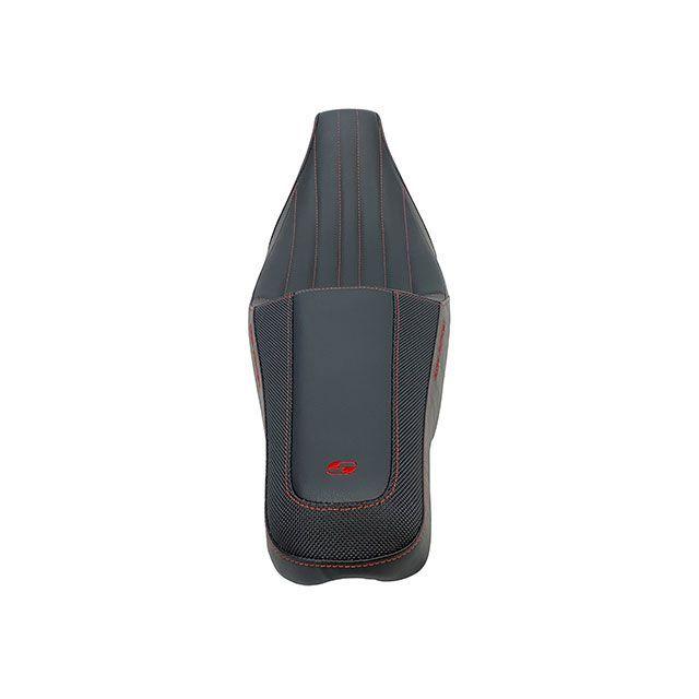 正規品／ケンズファクトリー ツーリングファミリー汎用 2008Up Two-Up seat RED ステッチ kens-factory バイク｜camp｜05
