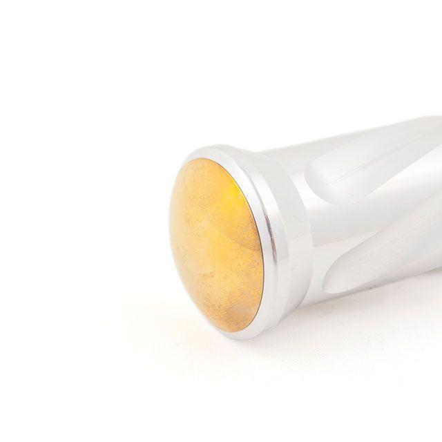 ケンズファクトリー ハーレー用 Neo-Fusion Spiral Polished brass Shifter peg kens-factory_2