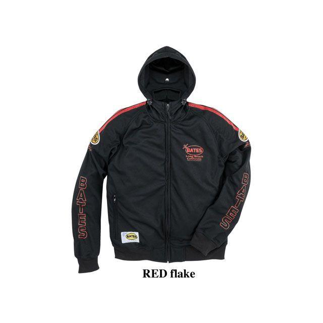 ベイツ BJCT-022P クールテックスメッシュパーカー（レッドフレーク） サイズ M BATES BATES（ベイツ） BJCT-022P クールテックスメッシュパーカー（レッド
