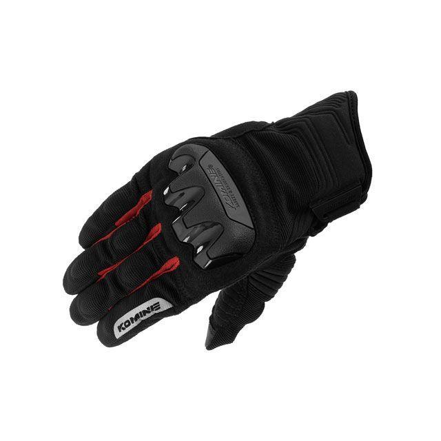 コミネ 2023春夏モデル GK-2203 プロテクトメッシュグローブ（ブラック