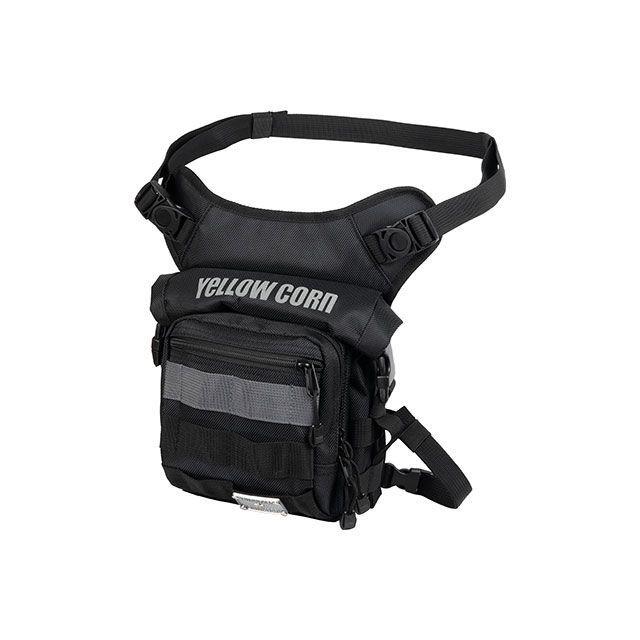 YeLLOW CORN（イエローコーン） YE-58 WPレッグバッグ（ブラック
