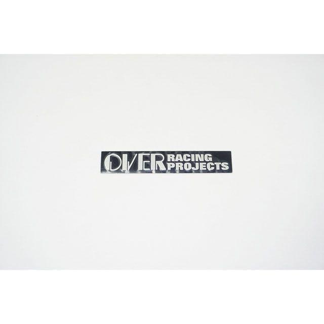 OVER RACING（オーバーレーシング） アルミプレートステッカー