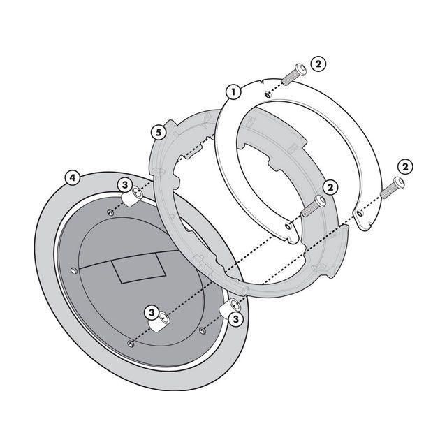 GIVI（ジビ） タンクアタッチメント： タンクロック タンクバッグ