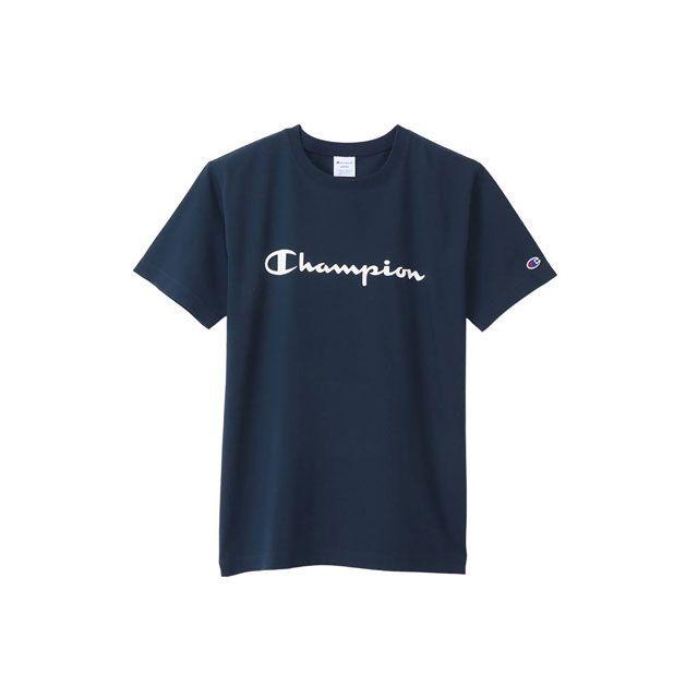 しょうご依頼品 Champion（チャンピオン） C3-X358 SHORT SLEEVE POC（ネイビー