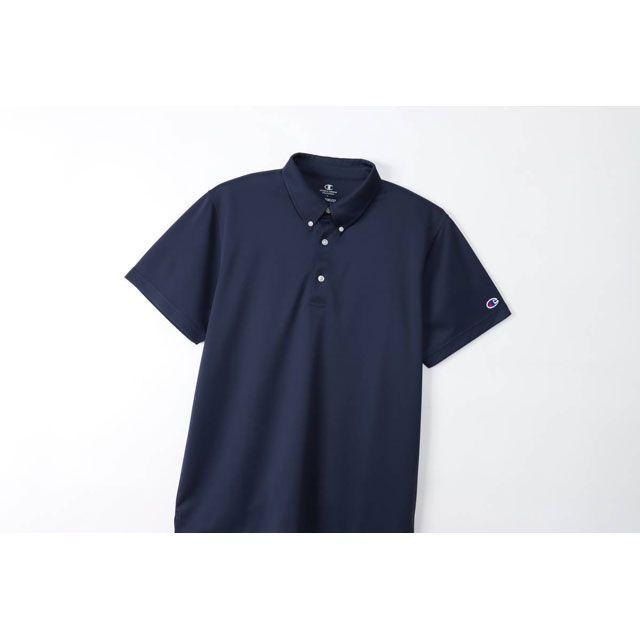 正規品／チャンピオン C3-XS397 BD POLO（ネイビー） サイズ：L champion キャンプ｜camp｜03