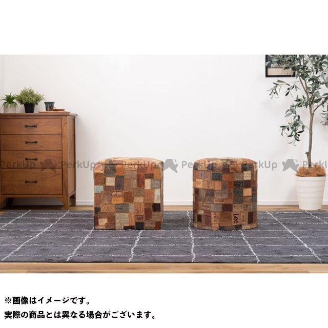 【メーカー直送】東谷 FAB-007 キューブスツール（ブラウン） Azumaya_3