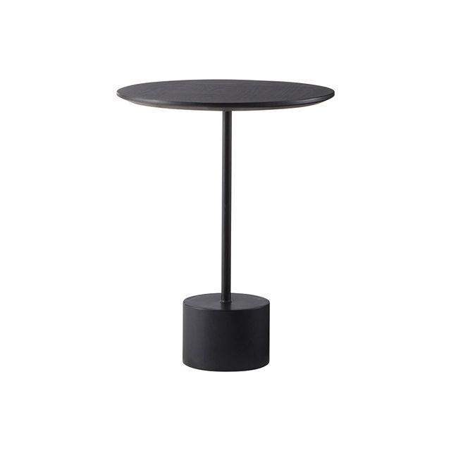 AZUMAYA 東谷 サイドテーブル 天然木 ブラック HIT-231BK 未使用品 東谷 【メーカー直送】東谷 HIT-231BK サイドテーブル（ブラック