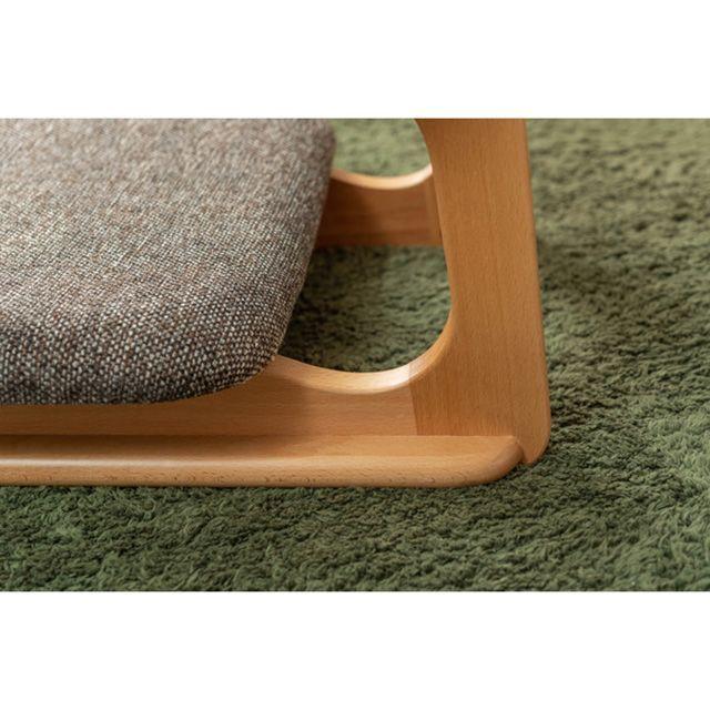 東谷 【メーカー直送】東谷 NOC-51BR フロアチェア（ブラウン