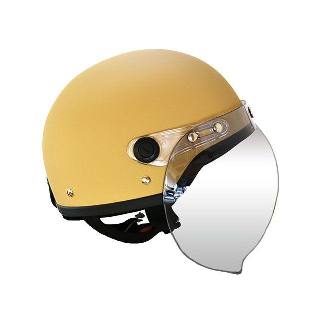 バイクジェットヘルメット メーカー直送】ビー＆ビー BB-605 バブルシールド付きセミジェット