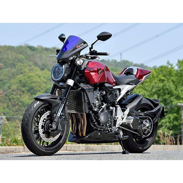 マジカルレーシング CB1000R リアフェンダー チェーンガード一体式 材質 綾織カーボン製 Magical Racingの画像