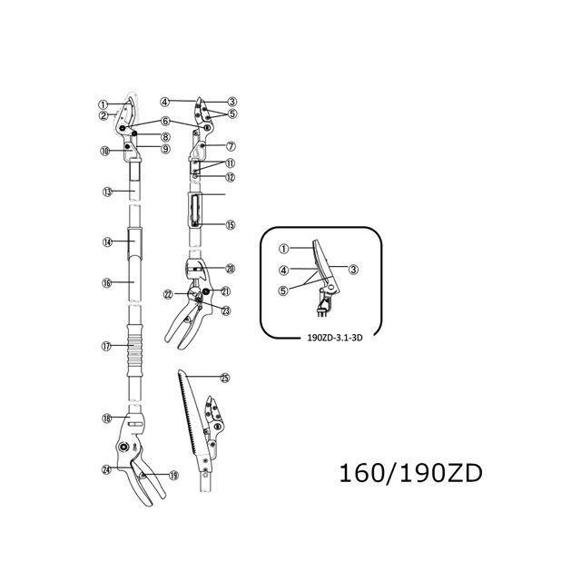 正規品／アルス 160ZZ/ZE/ZKツカミ固定ネジ 2P ARS 日用品｜camp｜03