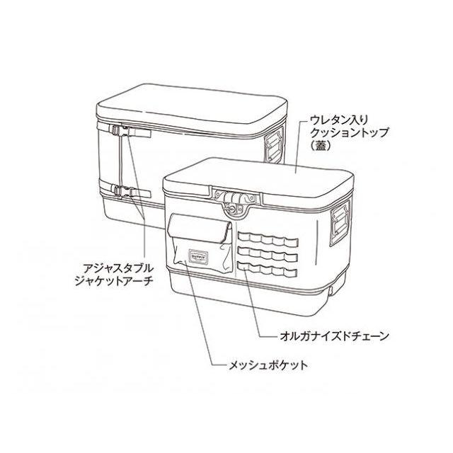 テントファクトリー クーラーカバージャケットL（ブラックカモ） TENT FACTORYの画像