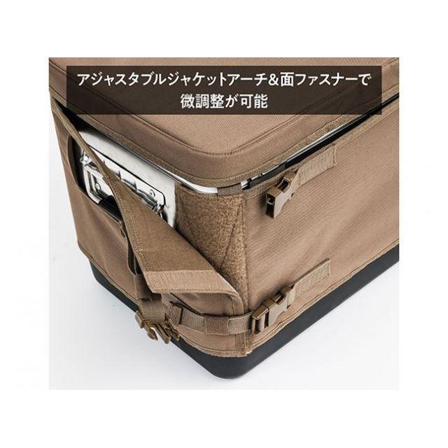 テントファクトリー クーラーカバージャケットL（ウルフブラウン） TENT FACTORYの画像