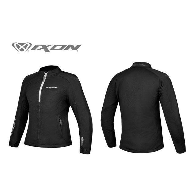 マルレース付きブラックボディスーツ L-70 ２枚セット IXON（イクソン） ジャケット SIWA AIR A LADY（ブラック/シルバー