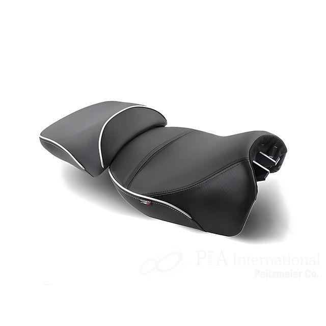 サージェント Multistrada V4 シート リアのみ 表皮：Duratex カラー パイピングカラー：オレンジ（B021） Sargent_1