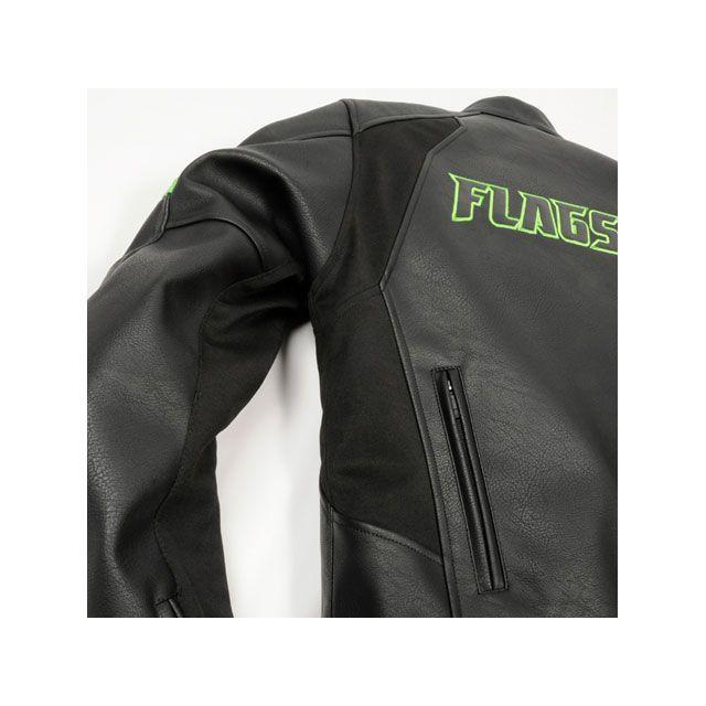 フラッグシップ イグナイトジャケット サイズL レザー　超美品 イグナイトジャケット フラッグシップ オートバイ専用ライディングギア