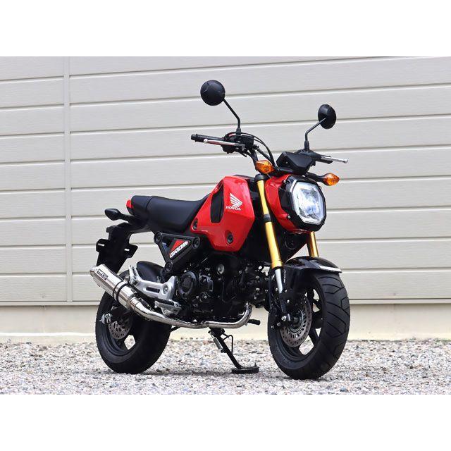 WR'S（ダブルアールズ） GROM フルエキゾースト ショートオーバル