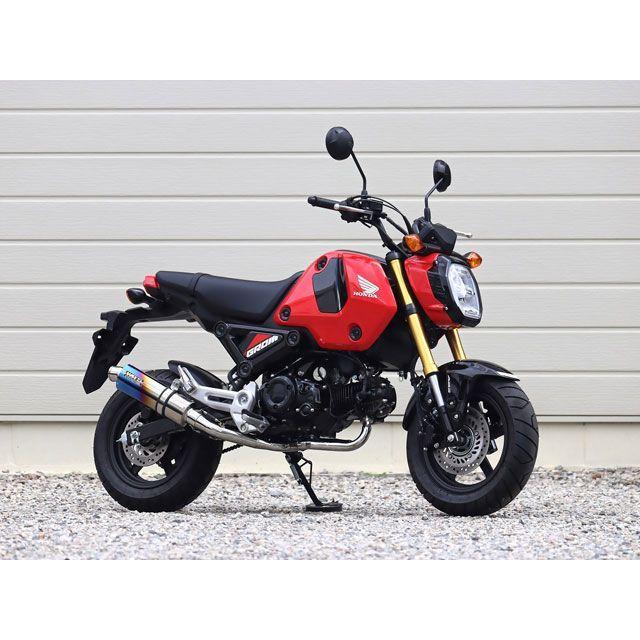 WR'S（ダブルアールズ） GROM フルエキゾースト ショートオーバル 焼き