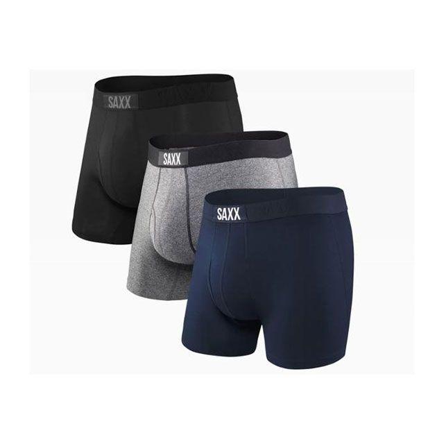 【未使用】SAXX ULTRA SUPER SOFT L 3PACK ボクサーパンツ 前開き ULTRA SUPER SOFT BOXER BRIEF FLY ウルトラ 下着・アンダーウェア