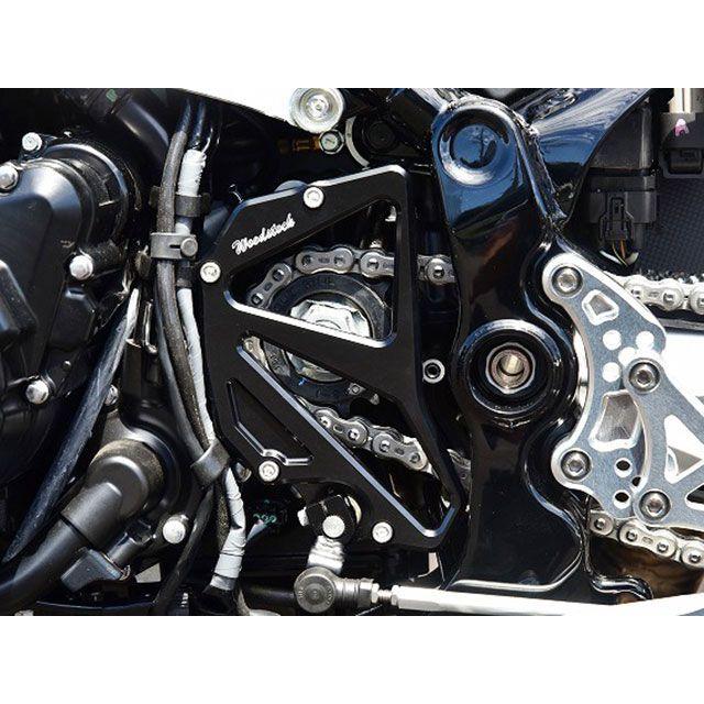 値下げ Z900RS woodstock スプロケカバー BK ウッドストック ウッドストック Z900RS フロントスプロケットカバー（ブラック
