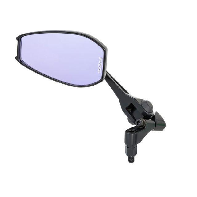 TANAX タナックス 10mm 正・逆ネジ シャークミラー7（ブラック