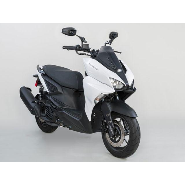 TANAX タナックス 10mm 正・逆ネジ シャークミラー7（ブラック