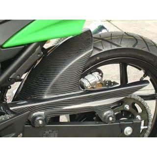 クレバーウルフ Ninja250 Ninja250R リヤフェンダー 材質 カーボン綾織 CLEVERWOLF_1