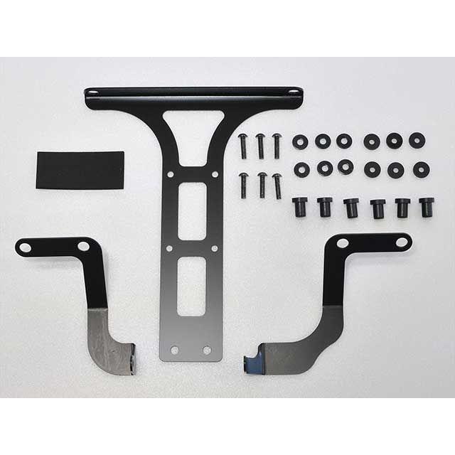 旭風防 ダックス125 AFレッグ風防（ブラック/モール色ホワイト） AF