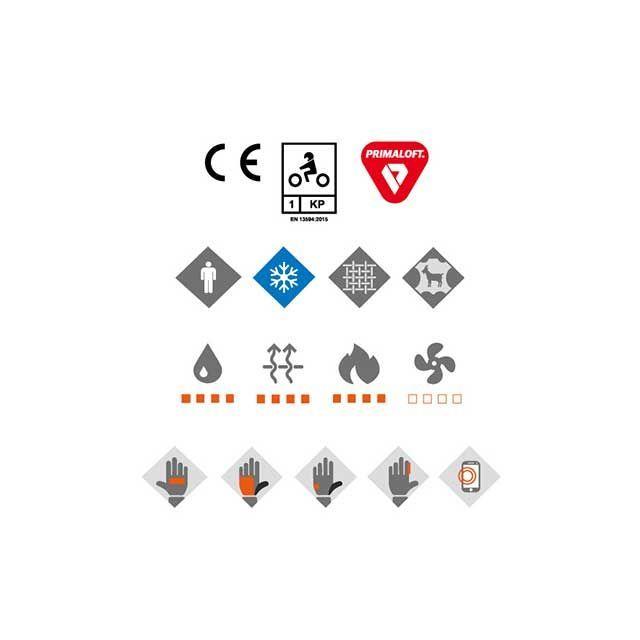 IXON（イクソン） ウインターグローブ PRO RESCUE 3（ブラック/レッド