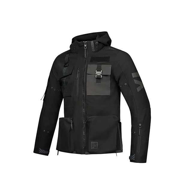 WR'S 2022 -YZF-R25/MT-25用 マフラー IXON（イクソン） ジャケット M-NIGHT WP A（ブラック/アンスラサイト