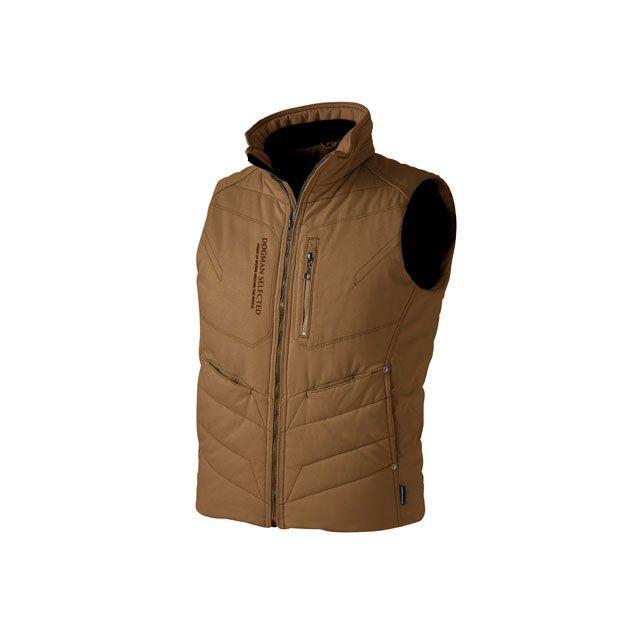 中国産業 DOG 8082-808 ウォームベスト（Dカーキ） サイズ L chusan