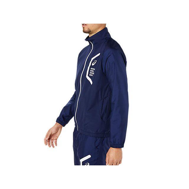 ASICS（アシックス） 2031E061 TEAM HEX WINDBREAKER JKT（ピーコート